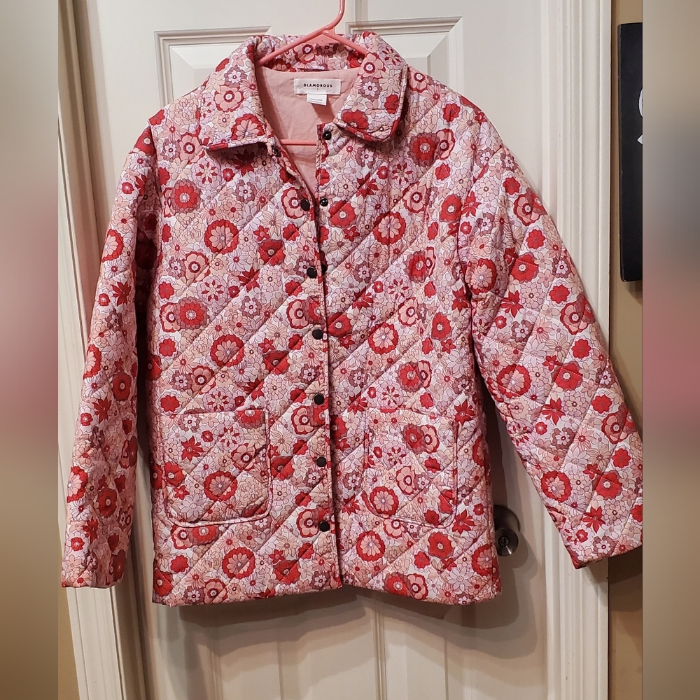 Anthropologie Glamorous Floral Jacket Size Small - Picture 4 of 9